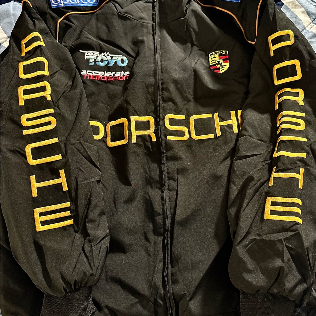 Nascar Black And Yellow Performance Jacket